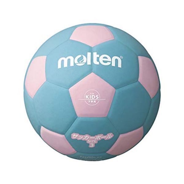 Molten F3S2200-PC Soccer Ball 2200 Lightweight No. 3 Pink x Cyan