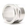 QiiMii 3" Tri Clamp Adapter to 3" MNPT Thread Ferrule Hexagonal Sanitary Pipe Fitting