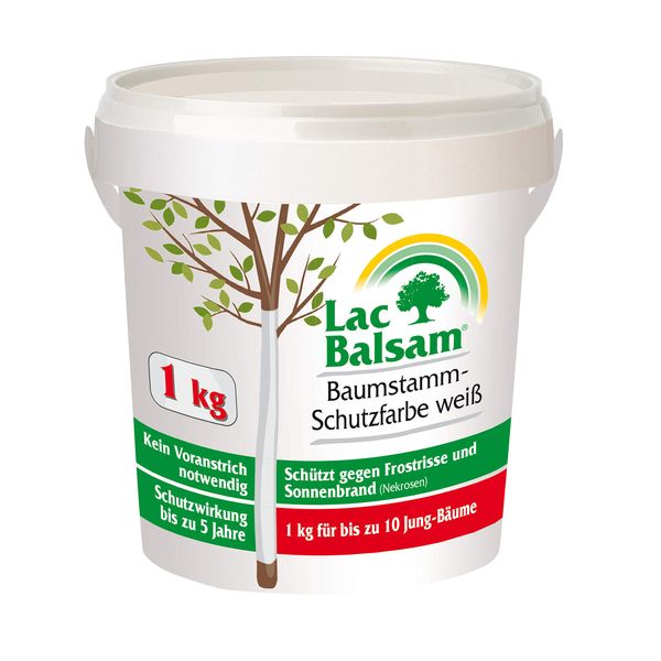 Etisso Lac Balsam Baumstamm Schutzfarbe weiß 1 kg