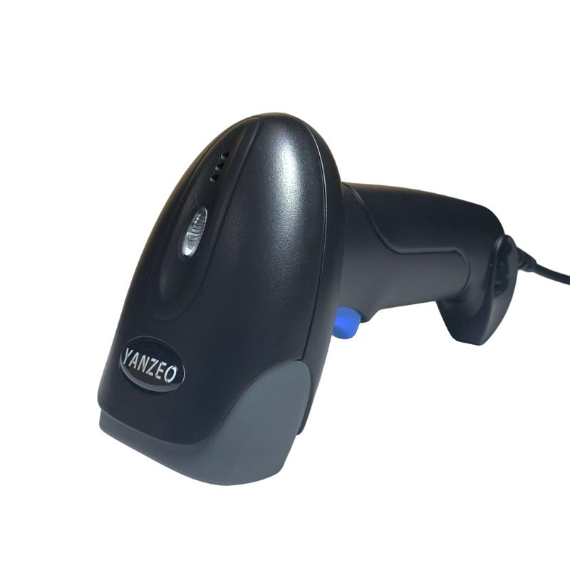 YANZEO Barcodescanner, draagbare mini-2D-barcodelezer, handapparaat, USB, 2,4 G, QR-codescanner, draadloos, Bluetooth, voor Windows iOS Android systeem ( zwart