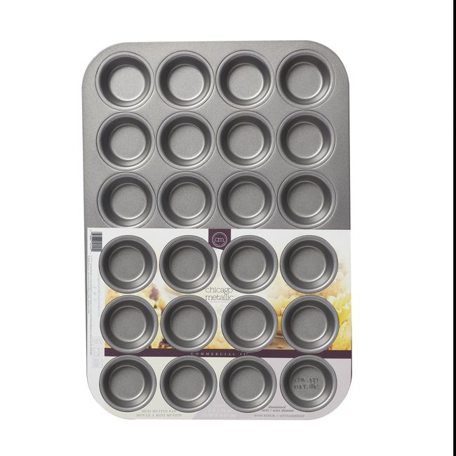 Chicago Metallic Professional 24-Cup Non-Stick Mini-Muffin Pan