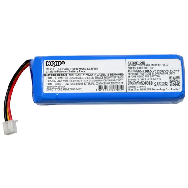 6000mAh Battery compatible with JBL Charge Portable BT Speaker, AEC982999-2P