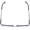 Foster Grant Men's Braydon Multifocus Rectangular Reading Glasses, Matte Navy Blue/Transparent, 54 mm + 1.25