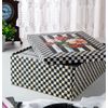 Foldable Decorative Cardboard Box (37 x 28 x 13 cm, Black)