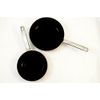New 18 Pc  Belly Shaped Cookware Set w/ Encapsulated Base & Nonstick Coating