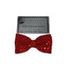 Mini Satin Hair Bow (Headband (Small), Red Sequins)