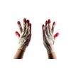 Large Work Gloves, Latex Dipped Nitrile Coated Gloves 100pcs
