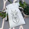 Azeeda 15cm 'Trophy hunting ' Satin Drawstring Bag/Pouch (SB00066730)