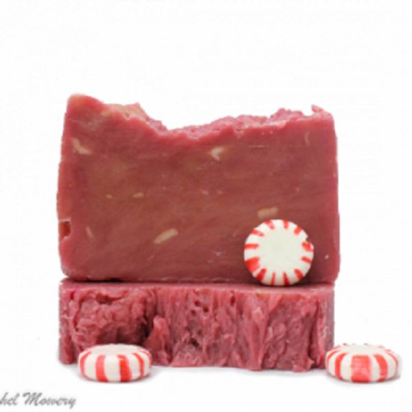 All Natural Peppermint Goat Milk Soap- 4.5 oz.