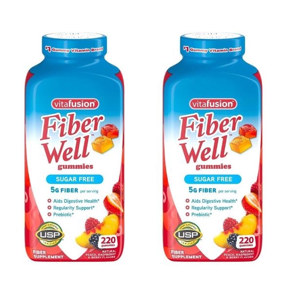 2-Pack Vitafusion Fiber Well Gummies (220 Ct.)