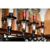 4 Bottle Wall Fixing Bracket + 4 Black  35ml Optic Spirit Measures Bar Pub