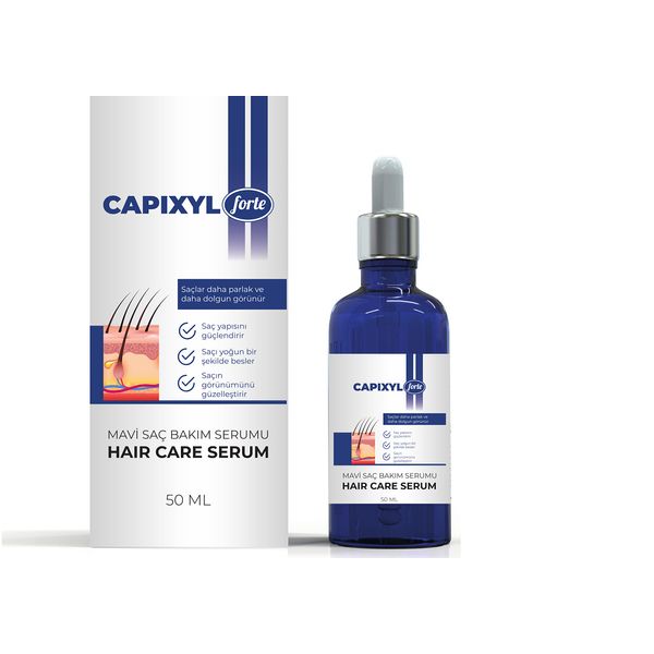 CAPIXYL Forte Mavi Serum Saç Dökülmesine Karşı Güçlendirici ve Besleyici Saç Serumu