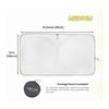 kinder Fluff Windshield Sunshade | M (61x32in)