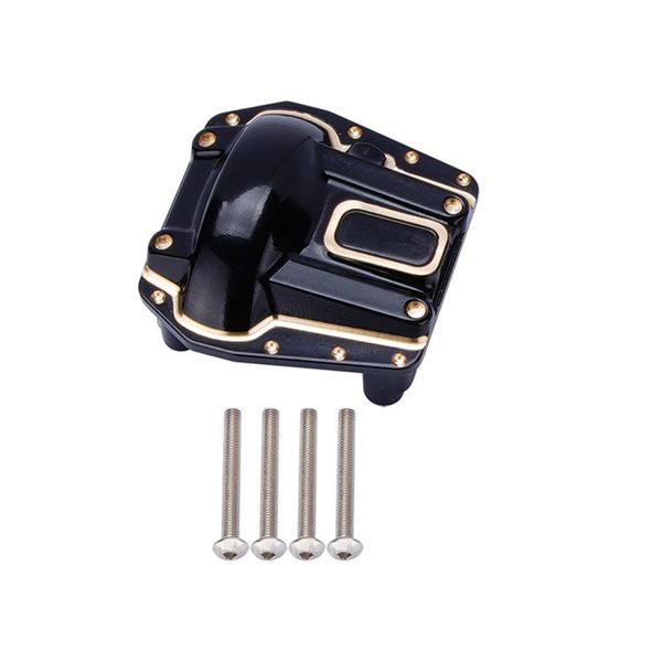 Replacement Brass Diff Cover Front Rear Axle Differential Diff Counterweight Shell for Axial SCX6 1/6 RC Car