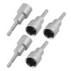 sourcingmap 5 Pcs 1/4" Shank 16mm Hex Socket Spanner Nut Setter Driver Bit Power Tool