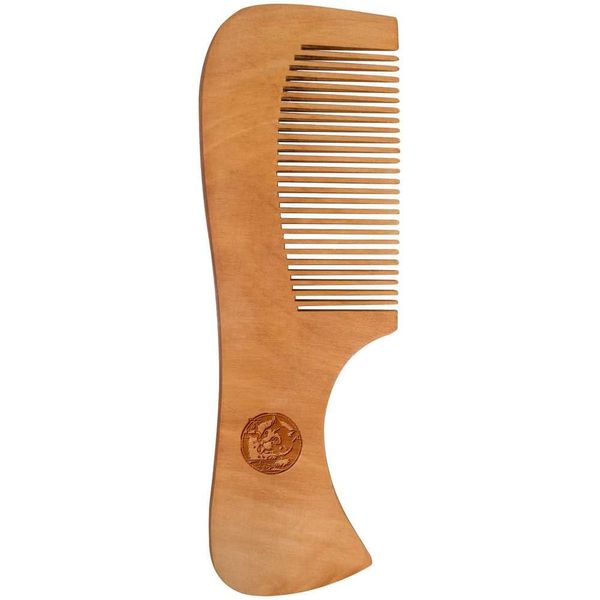 'Cat Drinking From Tap' Wooden Comb (HA00055387)