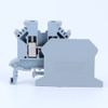 10Pcs D-UK2.5BG DIN Rail Mounted Terminal Block End Cover - Gray