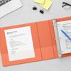 Staples 82617 Standard 1/2-Inch 3-Ring View Binder Orange (26430-Cc)