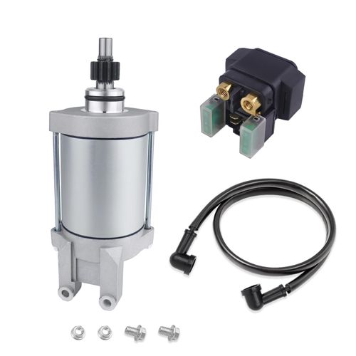 Starter Motor Starter Cable Wire Starter Motor Cord Starter Solenoid Relay for Yamaha Raptor Raptor 660 660R YFM660 YFM660R 2001-2005 3XF-81815-00-00 3SX-81890-00-00 4XE-81940-12-00