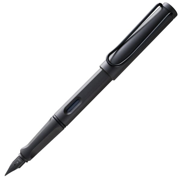 LAMY Safari Fine Nib Fountain Pen - Umbra, Matt Black