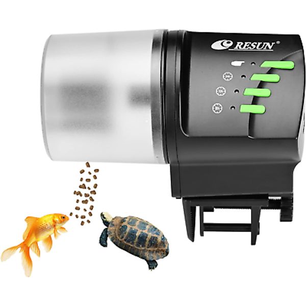 Automatic Fish Feeder,  100/200Ml Auto Fish Food Dispenser Aquarium Tank Adju...