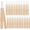 Healifty 30pcs Biodegradable Bamboo Handle Interdental Brushes Between Teeth Cleaner Toothpick