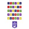 Kids Children's Eid Mubarak Ramadan Countdown Tracker Calendars (Multicolour Calendar Bunting)