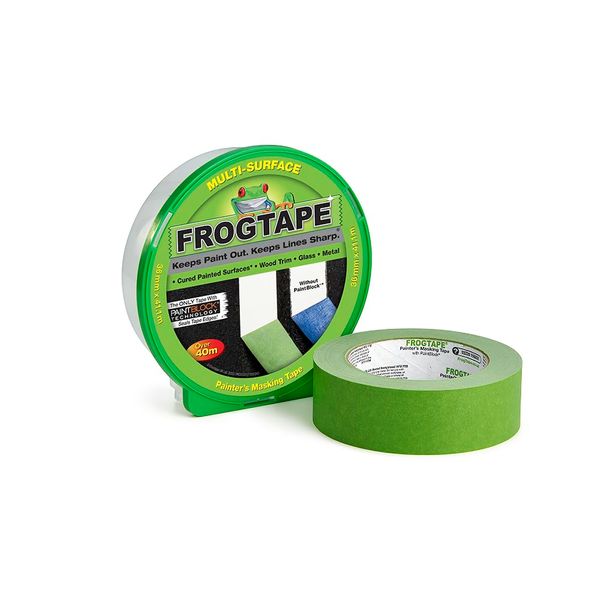 Frog Tape Green Multi Surface Painters Masking Tape, Indoor Painting and Decorating For Sharp Lines and No Paint Bleed 36mm X 41.1m