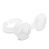100pcs Ink Rings Cups Pigment Rings Makeup Holder Pigment Container Pigment Ink Cup Eyelash Extension Nail Art