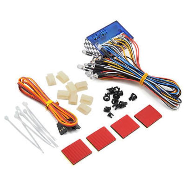 Nitro Hobbies Complete R/C 12 Light Led System for Cars / Trucks / Crawler