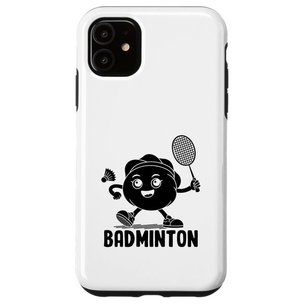 Dumpling Playing Badminton Sports Player Athlete Game Case for iPhone 11