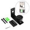 Adjustable Floor Guide Wall/Door Bottom Guide Sliding Barn Door Hardware Black