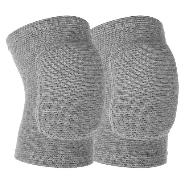 Sibba Compression Elbow Pads Arm Brace Support Fitness Arm Knee Protector Volleyball Basketball Breathable Elbow Wraps for Kids, Men and Women(Grey)