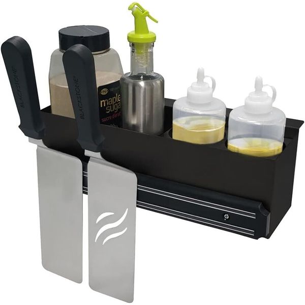 Griddle Caddy for Blackstone 28“/36" Prep, Organizer with Magnetic Tool Holder