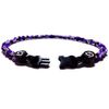 Sport Ropes Double Titanium Necklace (Purple/Black, 22")