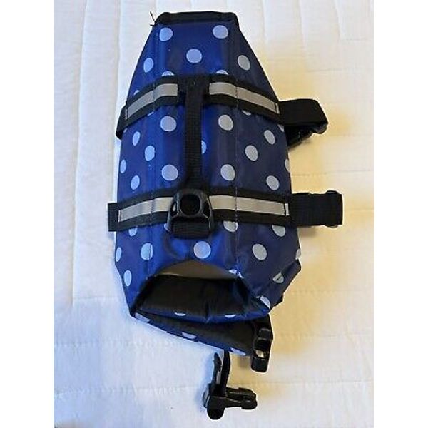 Dog Life Jacket Pet Life Safety Vest for Swimming/Boating X-Small, Adjustable