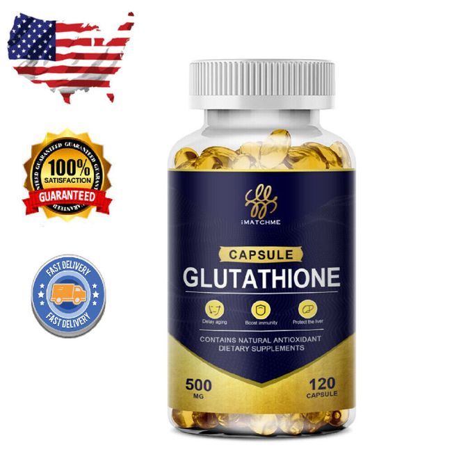 iMATCHME Liposomal Glutathione 120 Pills Anti Winkle Anti-Aging Skin Whitening