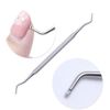 Kingsie 4 Piece Nail Polish Remover Stainless Steel Nail Lifter Nail File Zonde Sweetskin Treatment Curled Nails Thick Nails Feet Nail Care Foot Care Nail Care