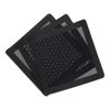 3PCS PC Dust Filter 100x100mm Magnetic Frame PVC Computer Cooler Mesh Black