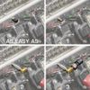 GlowShift -4 an Fuel Rail Fuel Pressure Sensor Thread Adapter Compatible with Chevy GM LS1 LS2 LS3 LS6 Engines - Includes 90 Degree Thread Adapter