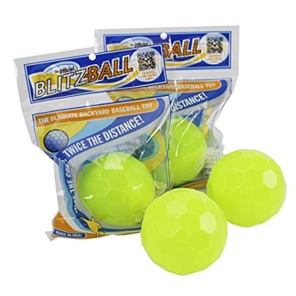 BLITZBALL Plastic Baseball (4 Pack)