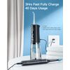 Water Flosser and Electric Toothbrush Combo - Cordless Water Flosser for teeth - Portable Water Floss , 5 Modes Sonic Electric Toothbrush , 3 Modes Water Flosser Picks for teeth cleaning and flossing