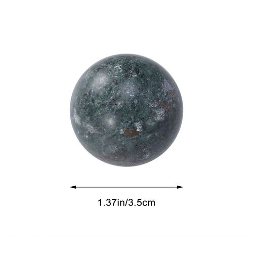 Supvox 2 Pcs Chinese Health Exercise Massage Jade Balls Baoding Balls Stress Relieve Hand Exercise Ball for Home Travel Outdoor