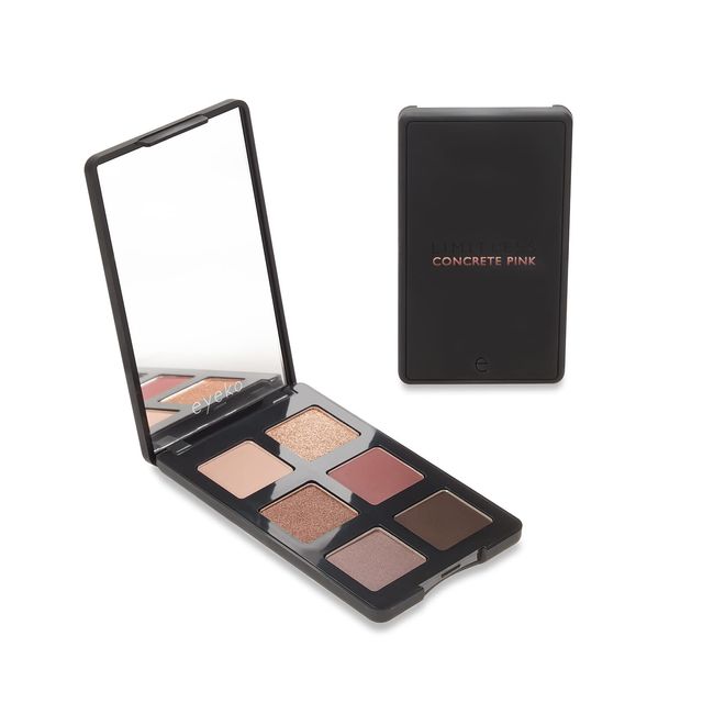 Eyeko Limitless Eyeshadow Palette - Concrete Pink - Blendable Blush-Toned Nude Shades and Soft Shimmers - Lightweight - Vegan