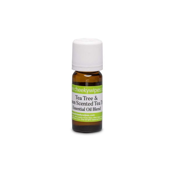 Cheeky Mucky Essential Oil Cloth Baby Wipes Soaking Solution (10ml) - Tea Tree & Lemon for Reusable Wipes