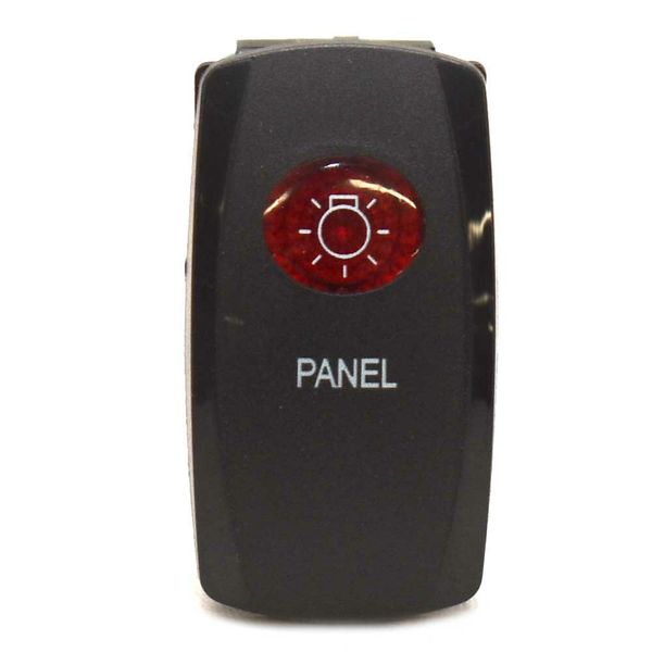 Carling Boat Panel Lights Rocker Switch | On/Off 12V 20A 3 Spade