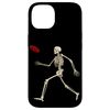 Spooky Skeleton Player Throwing Golf Disc Disc Golf Case for iPhone 14