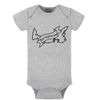 Georgetown Baby Onesie (3-6M, Gray)