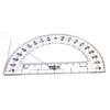 hand2mind Clear, Plastic, Student Math Protractor Set for Classroom (Pack of 100)
