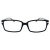 Incredible Bargains The Dean Stylish Rectangular Reading Glasses + 3.25 Black
